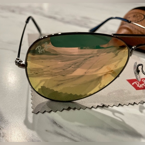 Limited Ray Ban Aviator 58mm Pink W
Metal Frames RB 3025 58014 -135 never warn - Picture 10 of 16